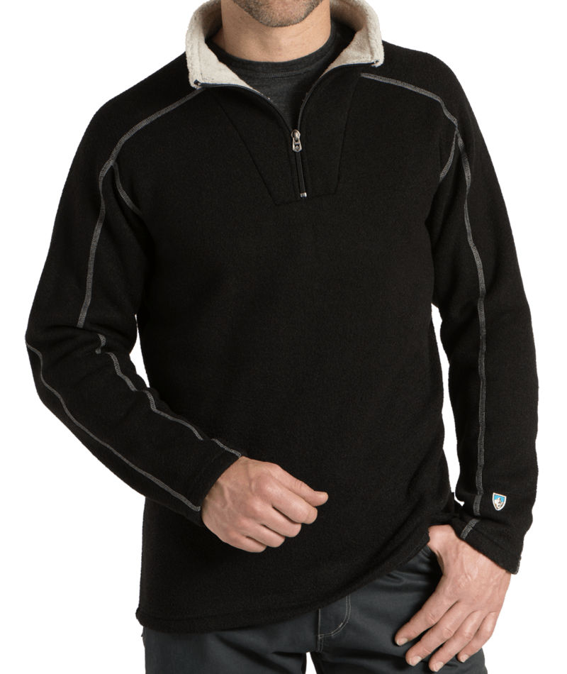 EUROPA™ 1/4 ZIP SWEATER - BK_