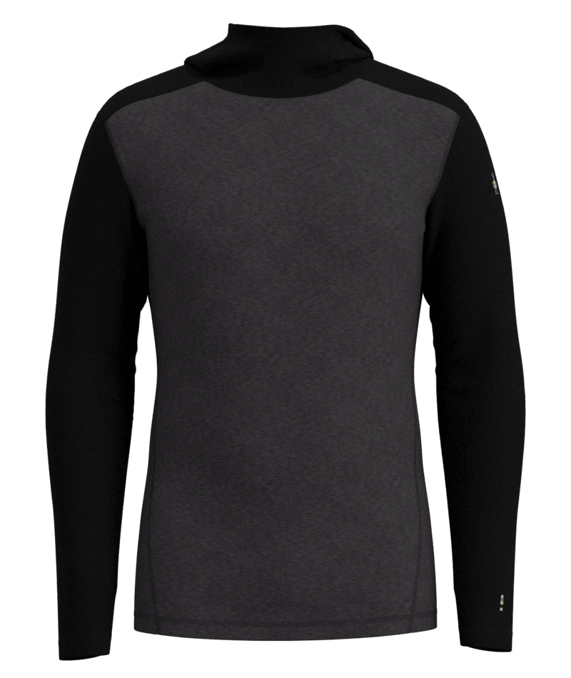 Men's Classic Thermal Merino Base Layer Hoodie - A41BLACK