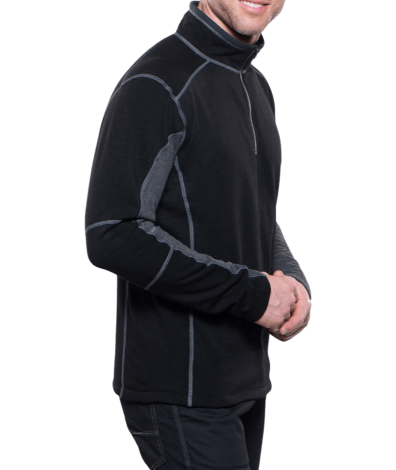 REVEL™ 1/4 ZIP SWEATER - BKST_