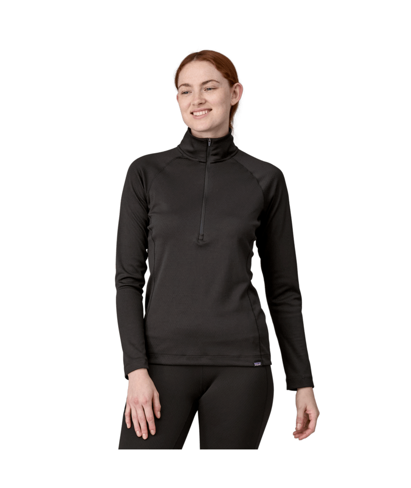 Women's Capilene® Midweight Zip-Neck - BLK