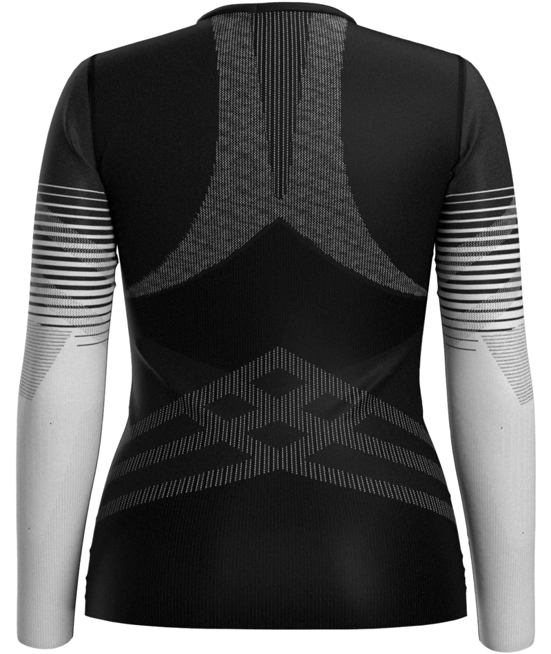 Women's Intraknit™ Thermal Merino Base Layer Pattern Crew - 001BLACK